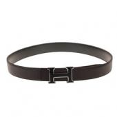 Replica Hermes Large H Buckle Brown Belt