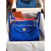 Hermes Lindy Handbag Blue Replica