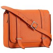 Hermes Man Messenger Large Orange Bag