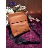 Hermes Mens Shoulder Bag Leather Brown