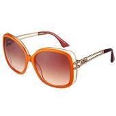 Replica Hermes Studded Carriage Detail Orange Frame Sunglasses 308095