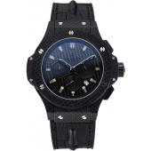 Hublot Big Bang Carbon Dial Carbon Case And Bezel Black Rubber Strap  622773