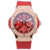 Hublot Big Bang Red Strap Red Dial Watch 98069