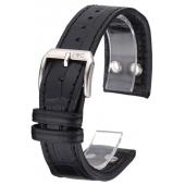 IWC Black Leather Bracelet  622606