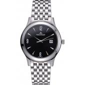 Jaeger LeCoultre Master Black Dial Stainless Steel Bezel Stainless Steel Band  622093