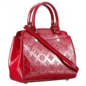 Louis Vuitton Brea Monogram Vernis PM Bag Cherry