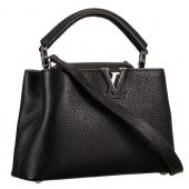 Louis Vuitton Capucines Black-Red Tote 607767