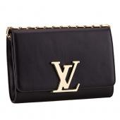 Louis Vuitton Chain Louise Clutch Black