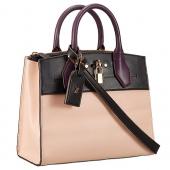 Cheap Louis Vuitton City Steamer Bag Bicolor Beige