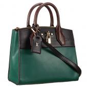 Louis Vuitton City Steamer Bag Bicolor Green