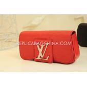 Louis Vuitton Clutch Wallet Red Leather