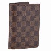 Louis Vuitton Damier Ebene Canvas CheckBook and Card Holder