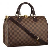 Louis Vuitton Damier Speedy 30 with Shoulder Strap