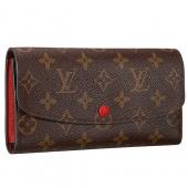 Louis Vuitton Emilie Wallet Chili Red