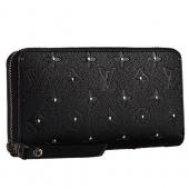 Replica Louis Vuitton Empreinte Zippy Wallet With Studs Black