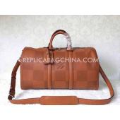 Cheap Louis Vuitton Brown Travelling Bag Handbag Calfskin