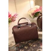 Louis Vuitton Speedy Monogram Brown Handbag Genuine Leather