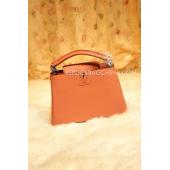 Louis Vuitton Handbag Orange Calfskin