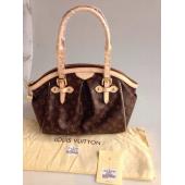 Louis Vuitton Calfskin Brown Handbag