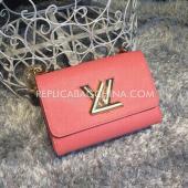 Louis Vuitton Handbag Calfskin Pink Replica