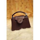 Louis Vuitton Calfskin Capucines Brown Handbag