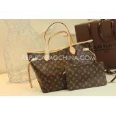 Louis Vuitton Monogram Brown Handbag Calfskin HM03976