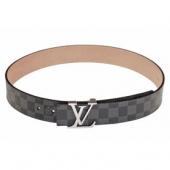 Replica Louis Vuitton Initiales Damier Graphite Belt