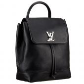 Replica Louis Vuitton Lockme Backpack Black 18926712