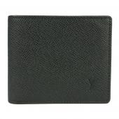 Louis Vuitton Taiga Leather M30482 Black Card Bags Mens