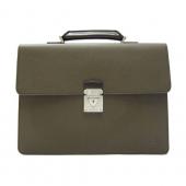 Louis Vuitton Taiga Leather M31098 Grey Cow Leather Mens Bag