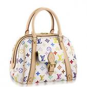 Louis Vuitton Monogram Multicolore M40096 White Canvas Ladies Handbags