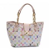 Louis Vuitton Monogram Multicolore M40307 White Medium Ladies Handbag