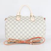 Louis Vuitton Damier Canvas M40391 White Canvas Ladies Bag