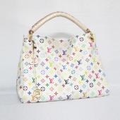 Cheap Louis Vuitton Monogram Multicolore M40429 White Cow Leather Cross Body Bag