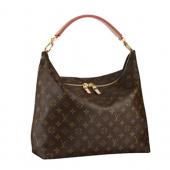 Louis Vuitton Monogram Canvas M40587 Brown Large Cross Body Bag