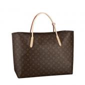 Louis Vuitton Monogram Canvas M40609 Brown Cow Leather Cross Body Bag