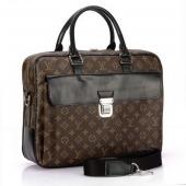 Cheap Quality Louis Vuitton Monogram Macassar M56719 Cow Leather Large Mens Bag