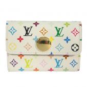 Replica Louis Vuitton Monogram Multicolore M60006 White Canvas Ladies Bags