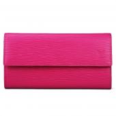 Quality Louis Vuitton EPI Leather M61734 Pink Wallet Ladies