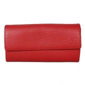 Cheap Louis Vuitton EPI Leather M61734 Red Small Ladies Wallet HM02774