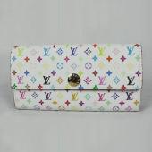 Louis Vuitton Monogram Multicolore M61734 Canvas Small Ladies Wallet