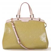 Louis Vuitton Monogram Vernis M91455 Yellow Medium Ladies Bag HM05168