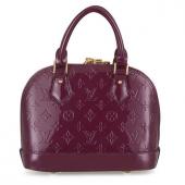 Replica Louis Vuitton Monogram Vernis M91606 Purple Enamel Ladies Handbags HM06872