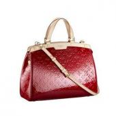 Replica Louis Vuitton Monogram Vernis M91616 Red Enamel Large Bags