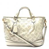 Cheap Louis Vuitton Mahina Leather M93176 Cow Leather Large 2way Replica