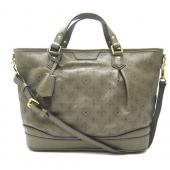 Louis Vuitton Mahina Leather M93176 Cow Leather Large Ladies