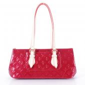 Louis Vuitton Monogram Vernis M93510 Red Enamel Medium Bag HM01080