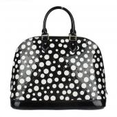 Louis Vuitton Yayoi Kusama M93594 Black Large HandBags