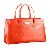 Louis Vuitton Monogram Vernis M93644 Orange Enamel Ladies Bag Replica