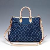 Louis Vuitton Monogram Denim M95350 Blue 2way Ladies HM08086